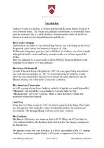 Information for Children about Berkeley Castle