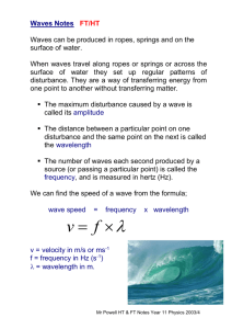 Waves Notes - Animated Science