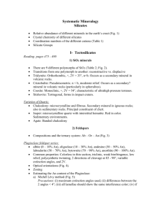 Tectosilicates