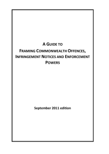A Guide to Framing Commonwealth Offences, Infringement Notices