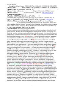 Veidlapa Nr - Chemistry Biochemistry and Bio