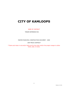 City of Kamloops