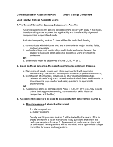 Area 6 - College Component