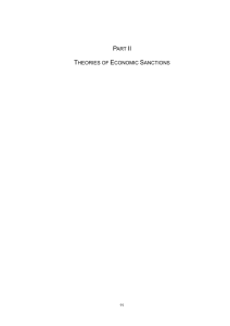 III. The Goals of Economic Sanctions