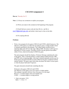 CSC2310 Assignment 4