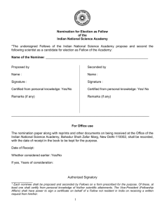 Doc Format - Indian National Science Academy