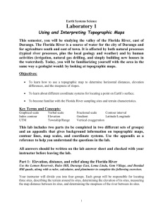 Lab 1: topo maps