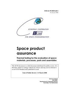 ECSS-Q-70-04B Draft 3 (18 January 2008)