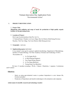 Vietnam Innovation Day Application Form