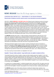 european drug report 2013 — responding to the - Emcdda