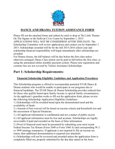 the 2015-2016 Scholarship Form!