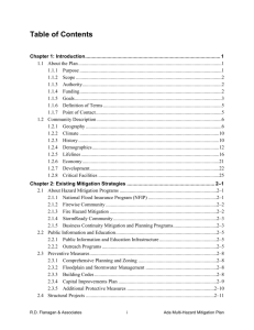 Table of Contents - R.D. Flanagan & Associates