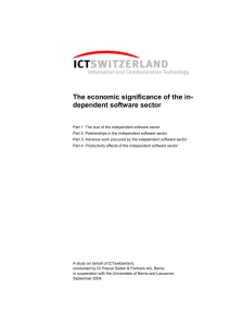 Software sector Switzerland