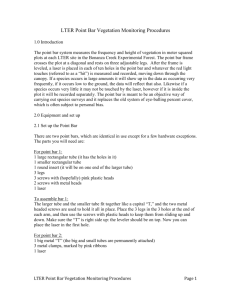 LTER Vegetation Monitoring Procedures