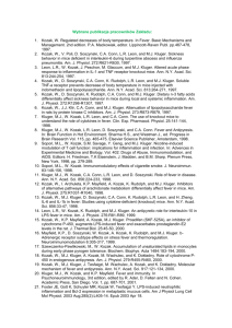 Wybrane publikacje pracowników Zakładu: Kozak, W. Regulated