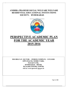 Perspective Academic Planning 2015-16