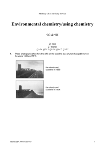 Environmental chemistry/using chemistry