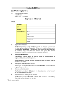 Section D: EOI form