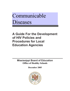 communicable disease guidelines