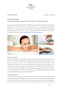 Press release WORD - Grand Resort Bad Ragaz