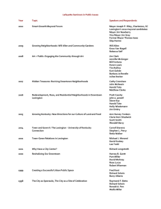 Lafayette Seminars Detailed View, 1998-2010