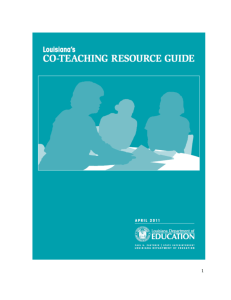 Co-Teaching Resource Guide