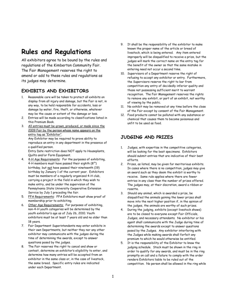 rules-and-regulations