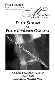 Flute Studio Recital