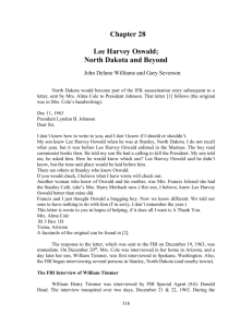 Was Lee Harvey Oswald in North Dakota