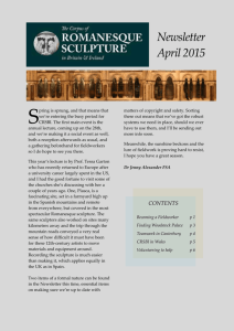 April 2015 - The Corpus of Romanesque Sculpture in Britain & Ireland