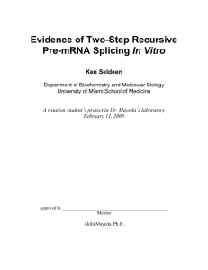 A Minimal Model of Two-Step Recursive Pre