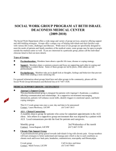 Social Work Support Groups