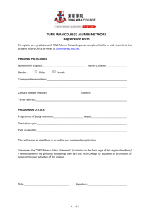 Alumni Network Registration Form