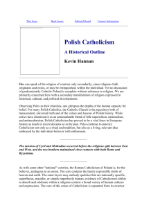 Polish Catholicism: SR, January 2004