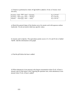 Titration of oxalic acid against sodium hydroxide.