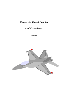 Corporate Travel Policies