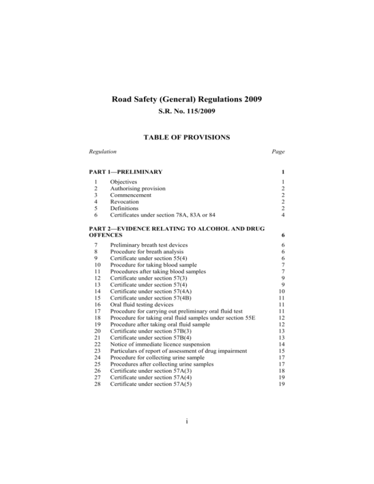 road-safety-general-regulations-2009