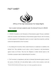 FACT SHEET - Office of the High Commissioner on Human Rights