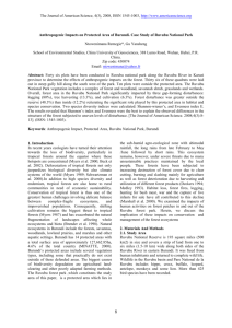 Abstract Seventy-three forest patches were assessed to determine