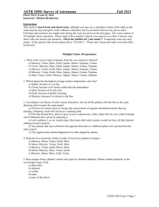 Practice exam 2 - Department of Physics & Astronomy