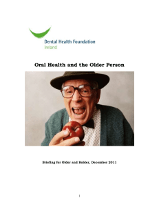 oral health for older people