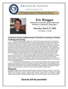 EricRingger - BYU Computer Science