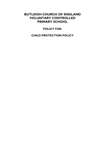 School Policy for PSHE and Citizenship