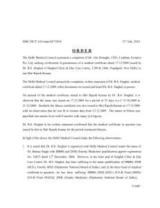 Order No-647 - Delhi Medical Council