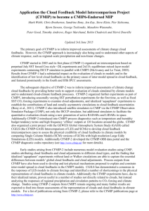 CFMIP proposal for CMIP6