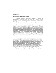 SECTION 3: BIOMEDICAL SIGNAL PROCESSING