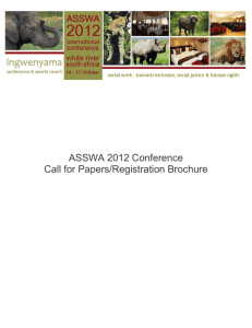 to call for papers - Artful Conference & Event Specialists