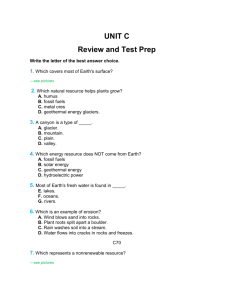 UNIT C Review and Test Prep Write the letter of the best answer