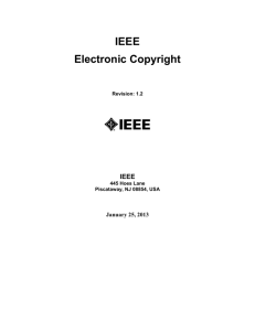 1.1 The Need For Electronic Copyright