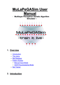 3.1. Manual input mode